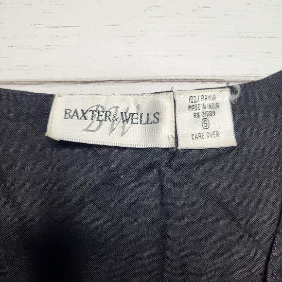 Vintage Baxter & Wells Embroidered Vest Watermelon Pineapple Fruit Bright Small - Picture 7 of 8